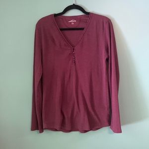 Eddie Bauer long sleeve waffle tshirt